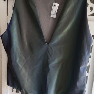 Akira V Neck Bodysuit gray